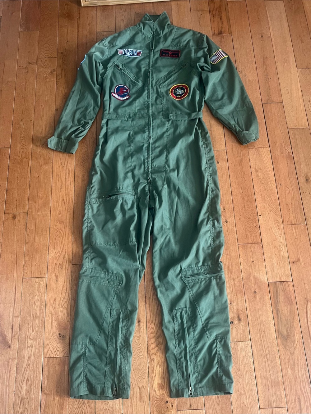 Top Gun Jumpsuit Costume - Size S/M